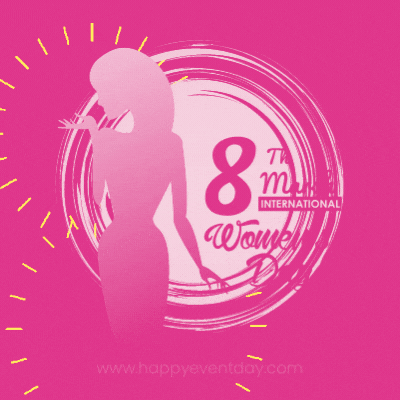 Happy Women’s Day Animated Gifs 2022 - 8th March GIFs