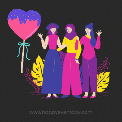 Happy Women’s Day Animated Gifs 2022 - 8th March GIFs