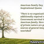 American Family Day Inspirational Quotes