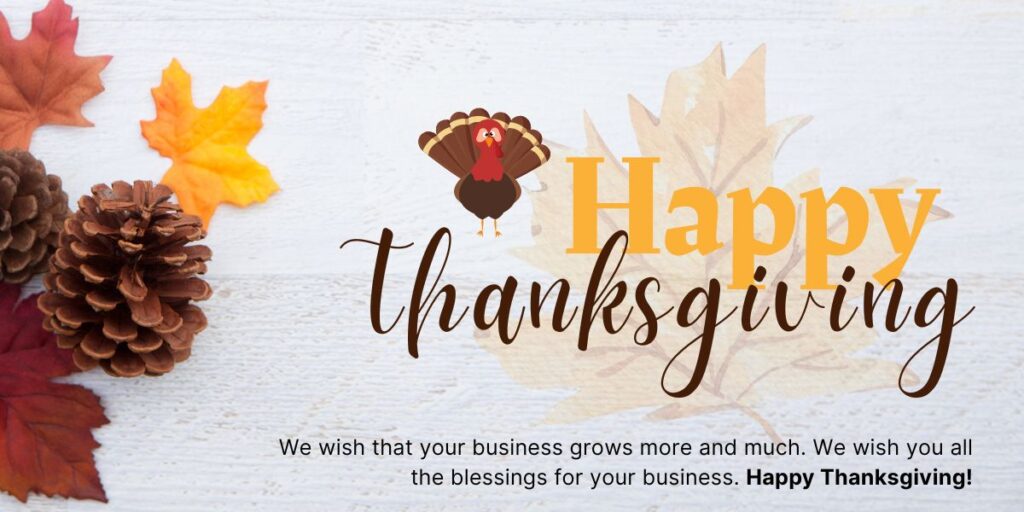 Thanksgiving Messages for Business, Clients, and Staff 2023